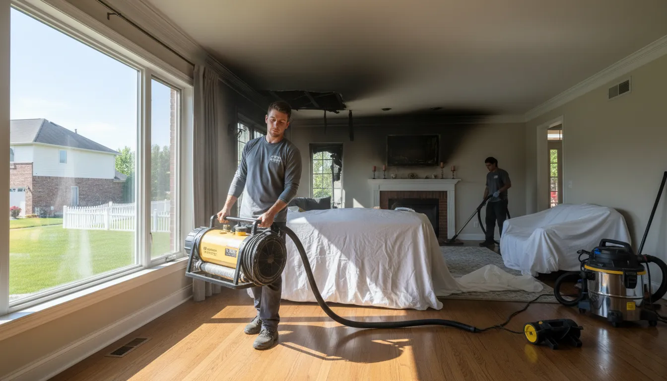 Fire Damage in Oak Brook